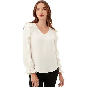 💕TRINA TURK💕 Owl Top ~ White Medium M NWT